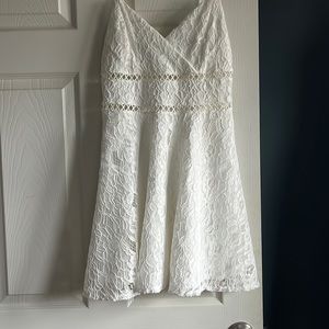 White lace dress, medium